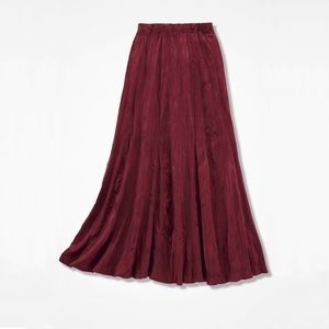 NWT Faux Suede Crinkle Skirt